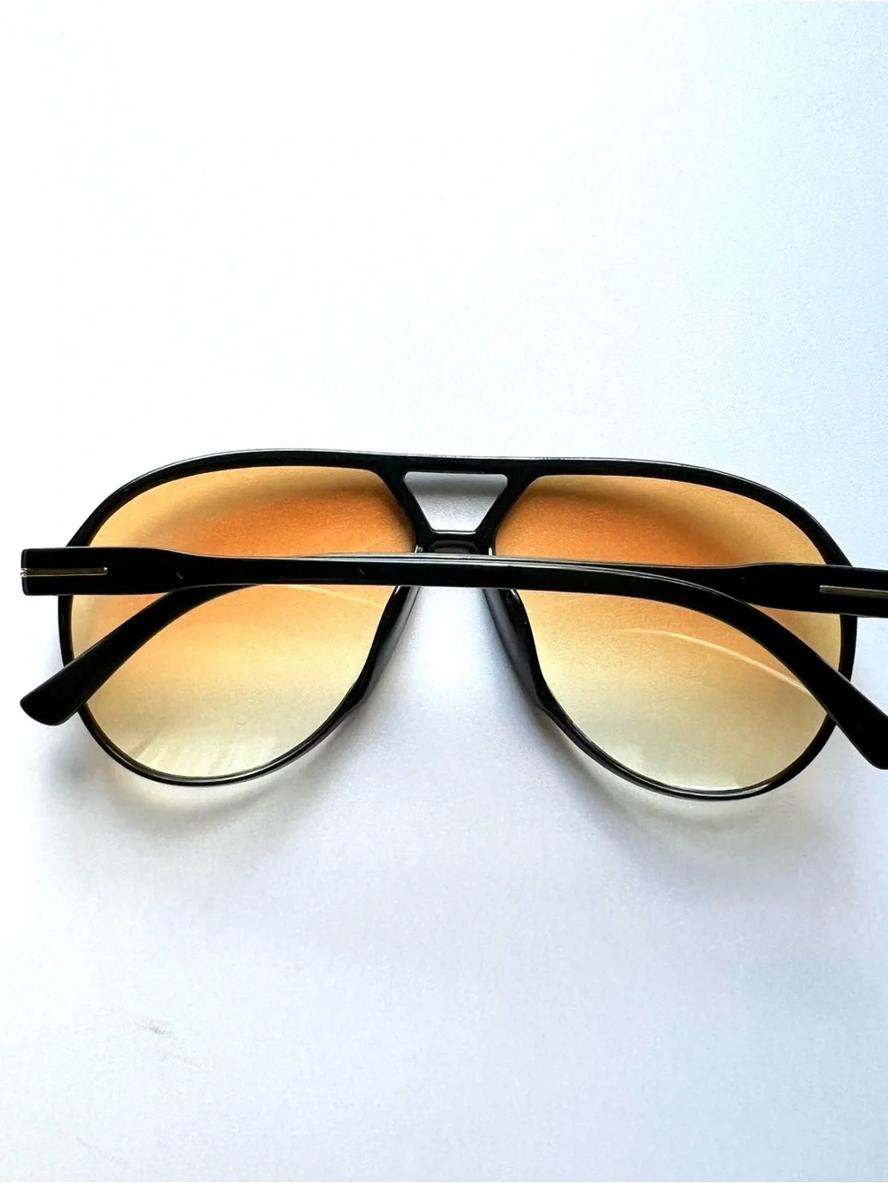 Sojos Yellow Oversized Aviator Sunglasses with Amber Gradient Lenses